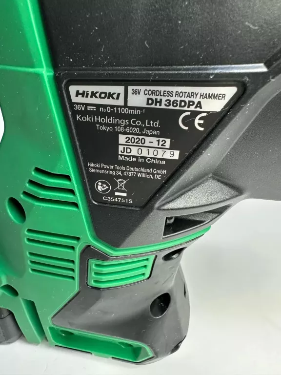 MŁOT UDAROWY HIKOKI DH36DPA  EXTRA STAN!!