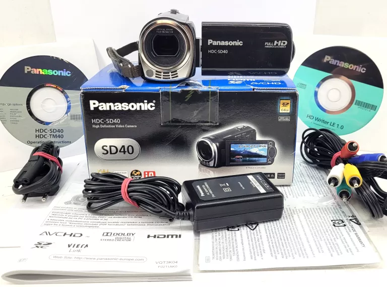 KAMERA PANASONIC HDC-SD40 + PUDEŁKO
