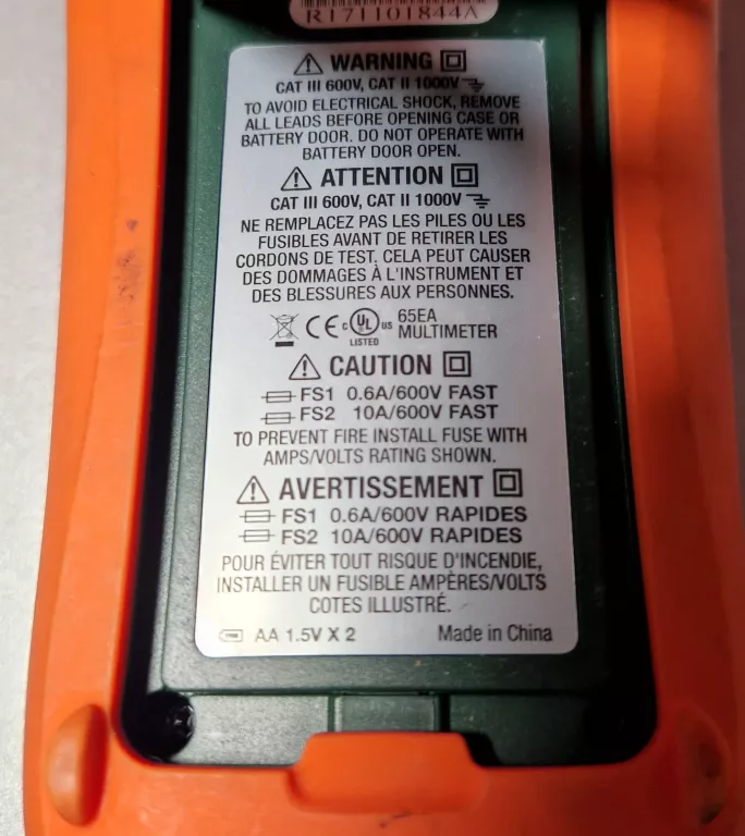 MIERNIK EXTECH EX350