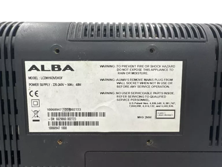 TELEWIZOR ALBA LCDW16HD 16" OPIS