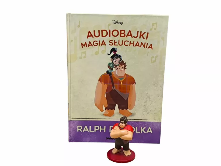 KOLEKCJA AUDIOBAJKI DISNEYA 45 RALPH DEMOLKA + FIGURKA