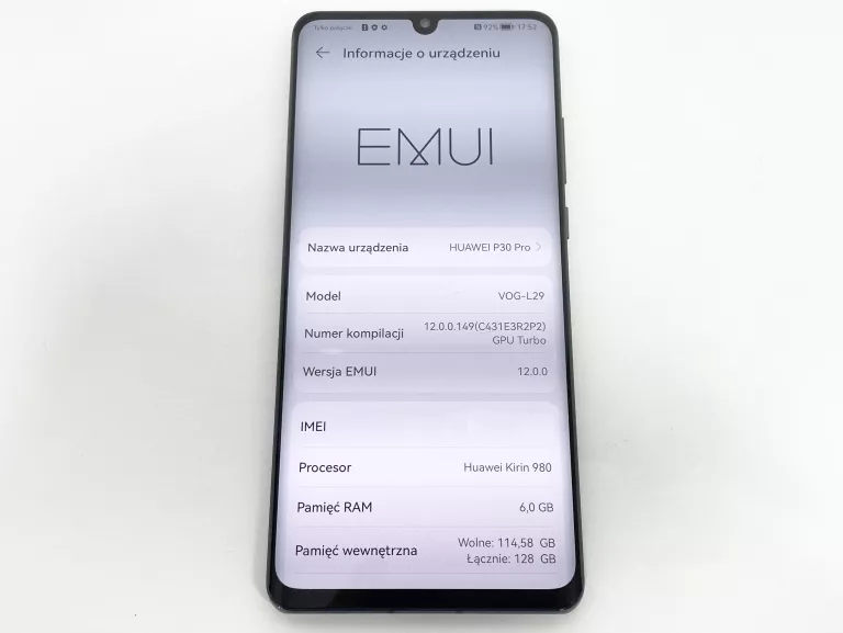 TELEFON HUAWEI P30 PRO 4/128 GB CZARNY SAM TEL OKAZJA