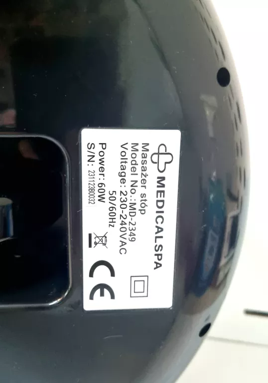 MASAŻER DO STÓP MEDICALSPA MD-2349 KOMPLET