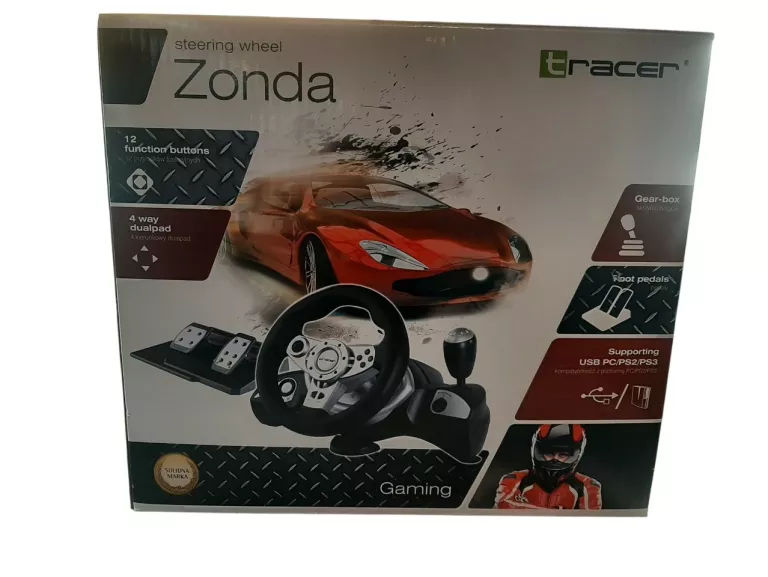 KIEROWNICA TRACER ZONDA DO PC/PS2/PS3 /PUDEŁKO