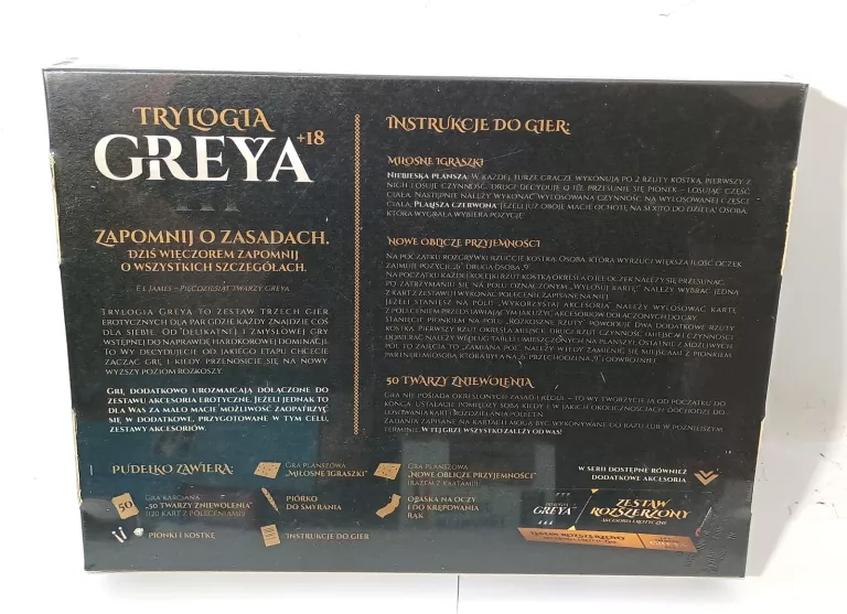 GRA TOWARZYSKA TRYLOGIA GREYA