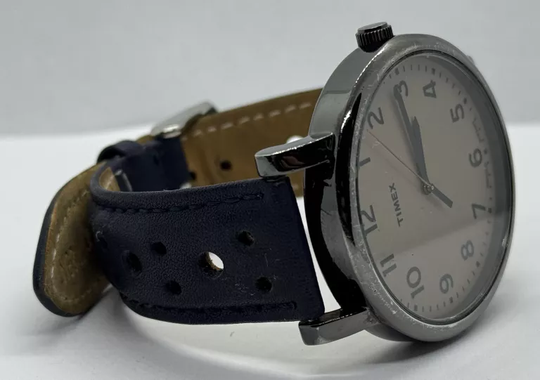 ZEGAREK MĘSKI TIMEX BRĄZOWA TARCZA NIEBIESKI PASEK