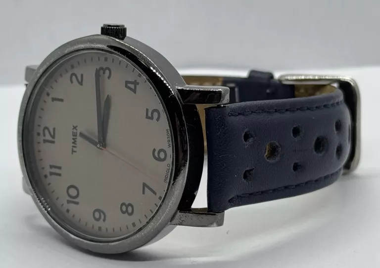 ZEGAREK MĘSKI TIMEX BRĄZOWA TARCZA NIEBIESKI PASEK