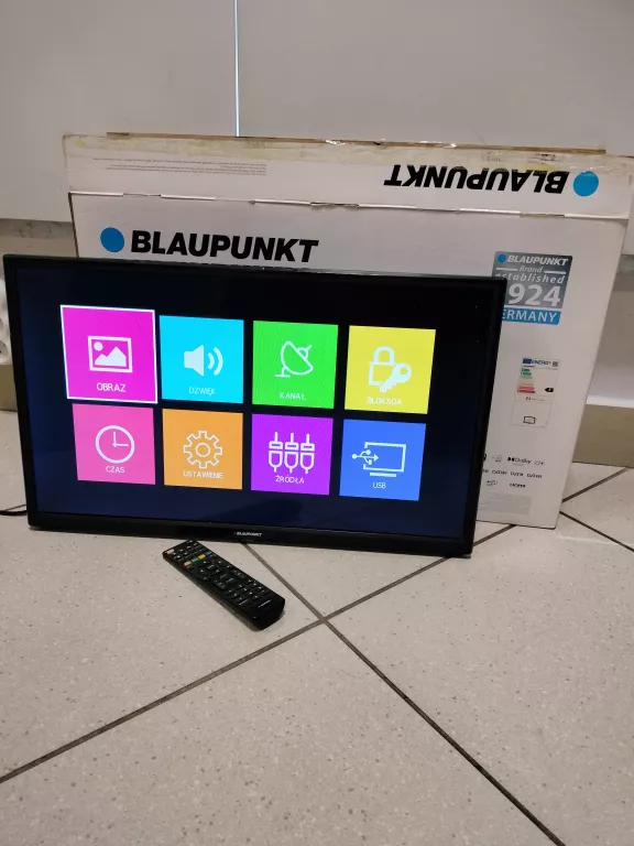 TELEWIZOR BLAUPUNKT BN24H1132EEB + PILOT W PUDEŁKU
