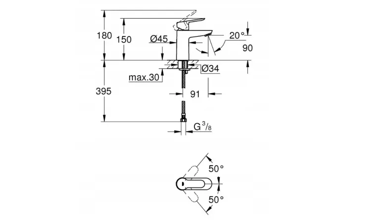 GROHE BAUEDGE 2333000