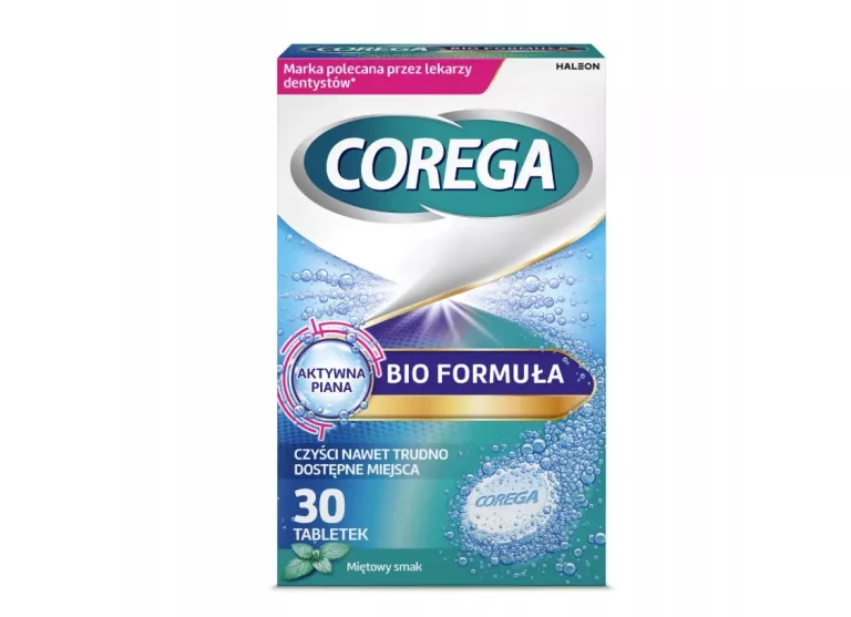 COREGA BIO FORMULA TABLETKI DO PROTEZ ZĘBOWYCH OP.30 SZT