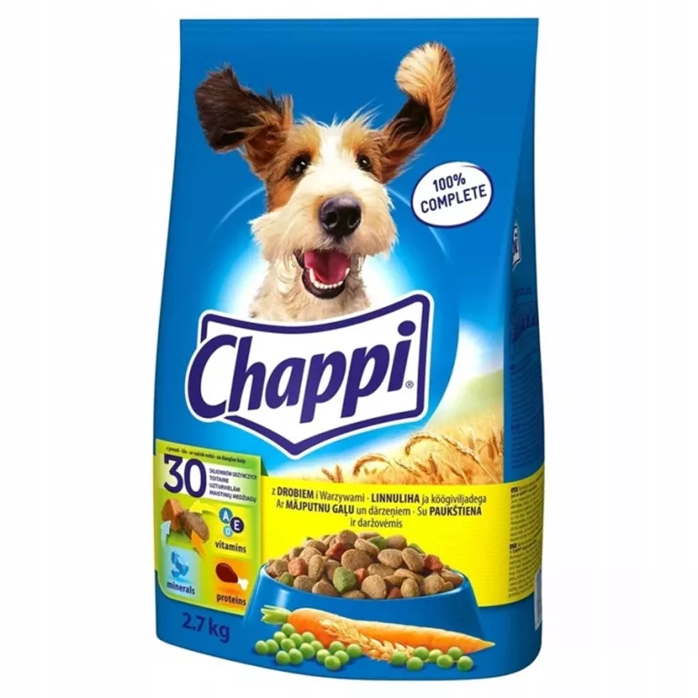 SUCHA KARMA CHAPPI DRÓB WARZYWA 2,7 KG