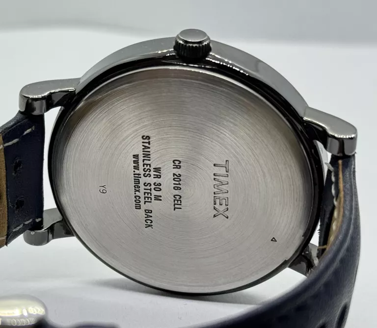 ZEGAREK MĘSKI TIMEX BRĄZOWA TARCZA NIEBIESKI PASEK