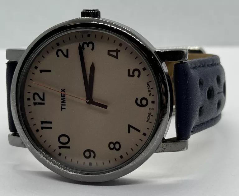 ZEGAREK MĘSKI TIMEX BRĄZOWA TARCZA NIEBIESKI PASEK