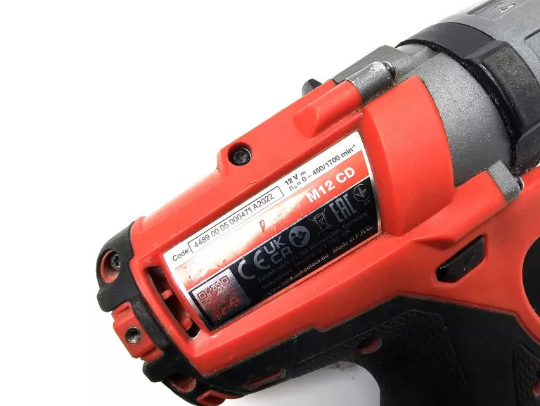 MILWAUKEE 4933440450 M12 CD-0 ZAKRĘTARKA AKUMULATOROWA 37 NM 12V + FV