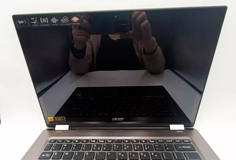 LAPTOP ACER SPIN 3 N17W5 RAM4GB/128GB /WIN10 INTEL-CORE I3-6006U +ŁADOWARK