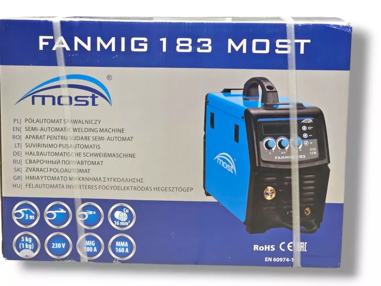 SPAWARKA INWERTOROWA MOST FANMIG 183 MIG/MAG/MMA
