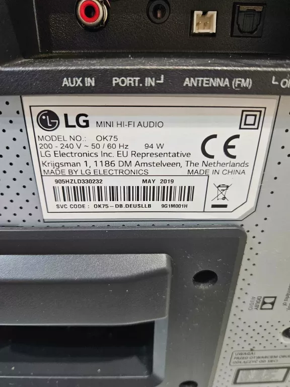 GŁOŚNIK LG OK75