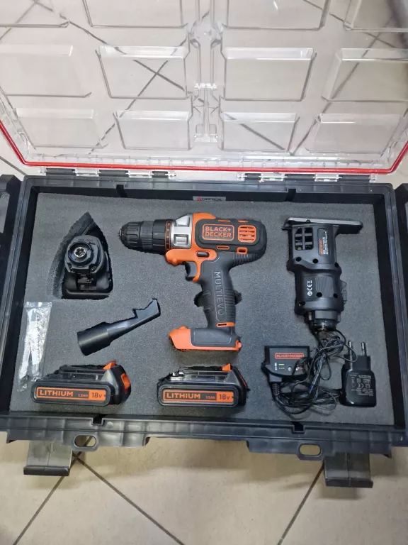 NARZĘDZIE WIELOFUNKCYJNE BLACK&DECKER MULTIEVO