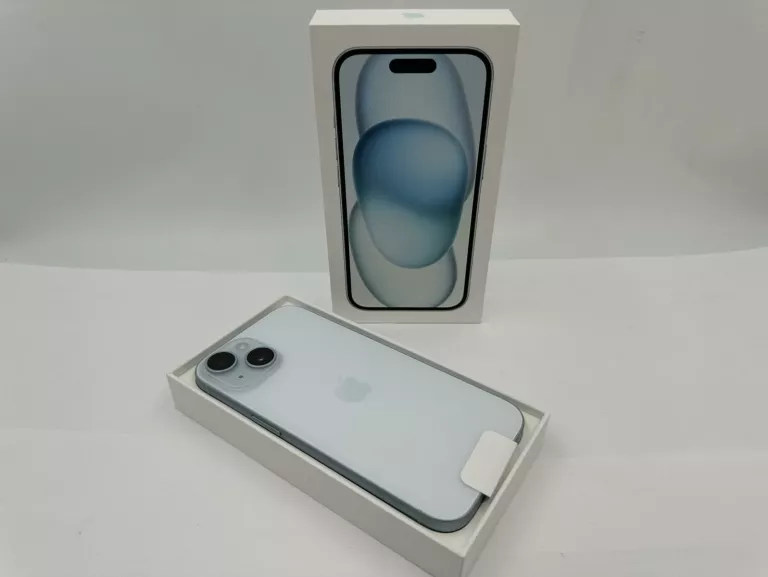 APPLE IPHONE 15 128GB KOMPLET GWARANCJA 2 LATA NIEAKTYWOWANY