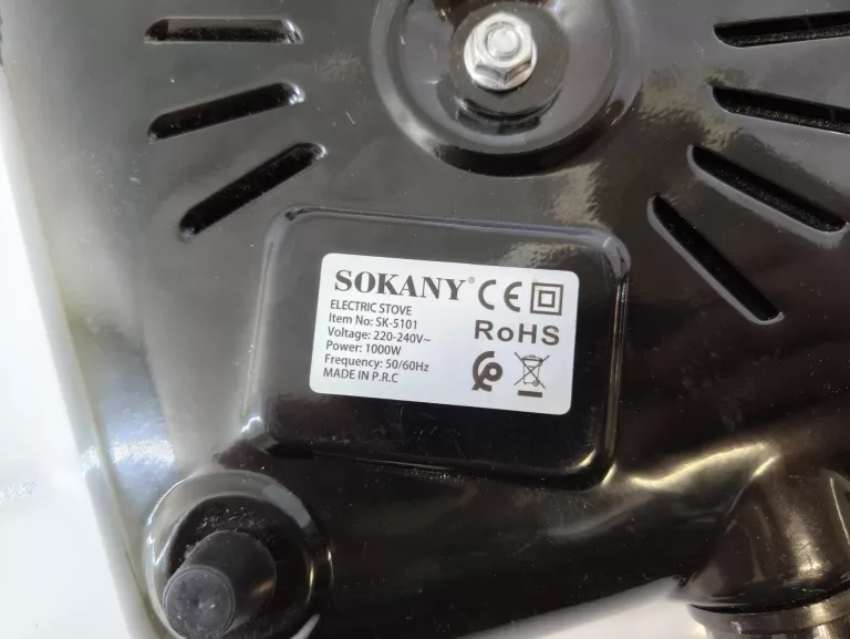 KUCHENKA ELEKTRYCZNA POJEDYNCZA 1000W SOKANY SK-5101