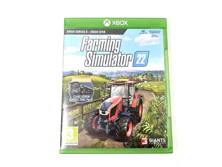 KONSOLA XBOX ONE S 500GB + PAD SERIES X + FARMING SIMULATOR 22