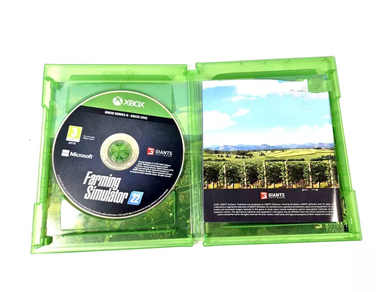 KONSOLA XBOX ONE S 500GB + PAD SERIES X + FARMING SIMULATOR 22