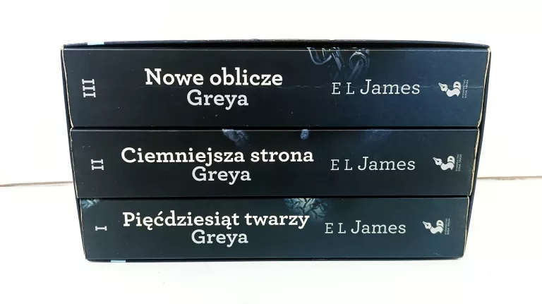 TRYLOGIA 50 TWARZY GREYA - 3 KSIĄŻKI