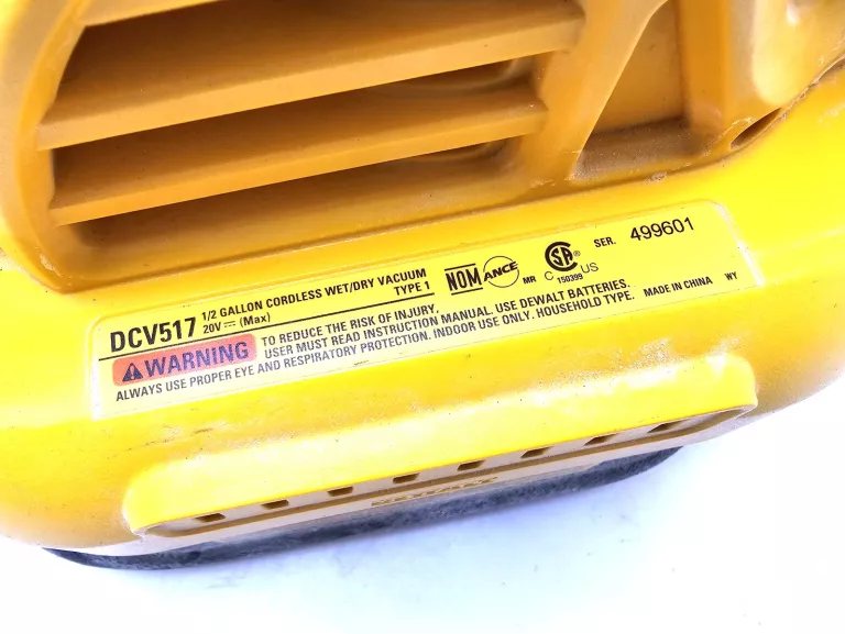 ODKURZACZ PRZENOSNU DEWALT DCV517