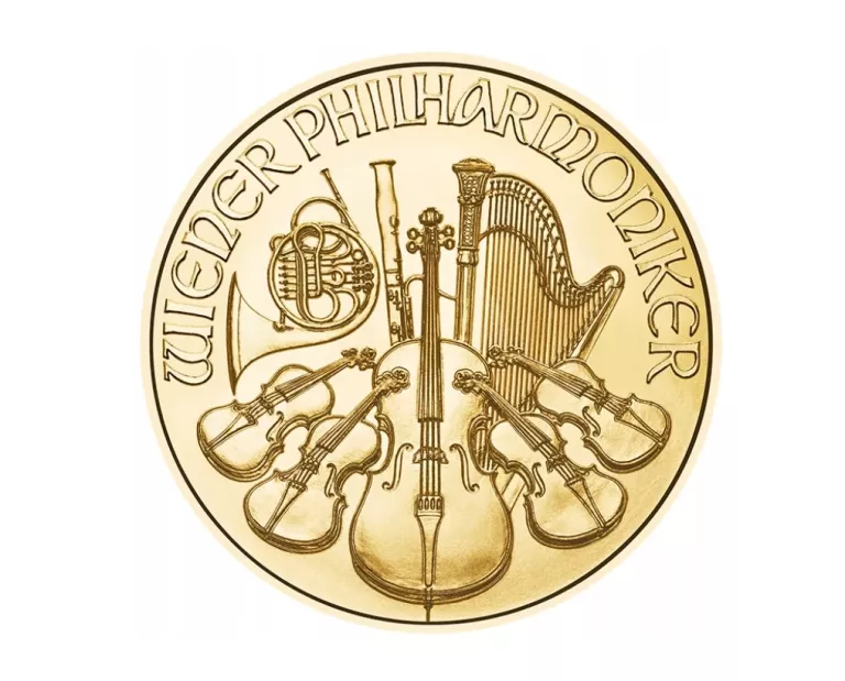 ZŁOTA MONETA VIENNA PHILHARMONIC 1/25 OZ 2023