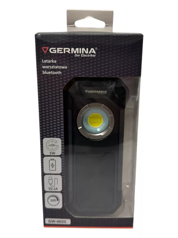 LATARKA WIELOFUNKCYJNA GERMINA 550 LM LED GW-0025