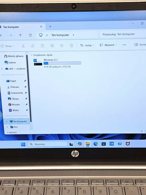 HP PAVILION 14-EC0101NW 512SSD/8GB/RYZEN 5 5500