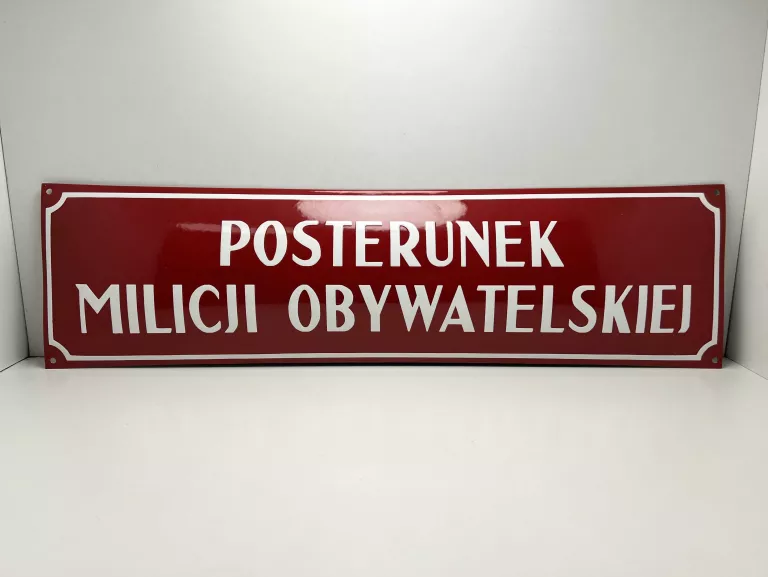 TABLICA POSTERUNEK MILICJI OBYWATELSKIEJ