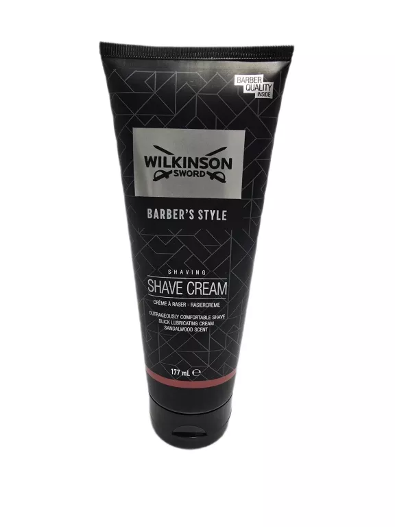 WILKINSON SWORD BARBER STYLE SHAVE CREAM KREM DO GOLENIA DLA MĘŻCZYZN 177M