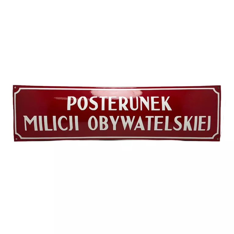 TABLICA POSTERUNEK MILICJI OBYWATELSKIEJ