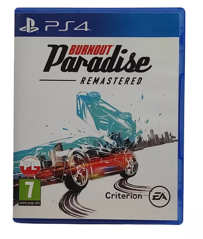 GRA PS4 BURNOUT PARADISE REMASTERED