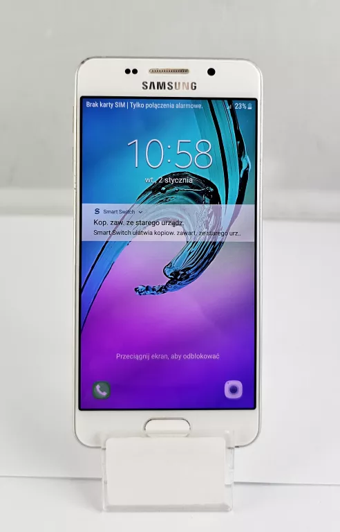 TELEFON SAMSUNG GALAXY A3 2016 ZBITY Z TYŁU