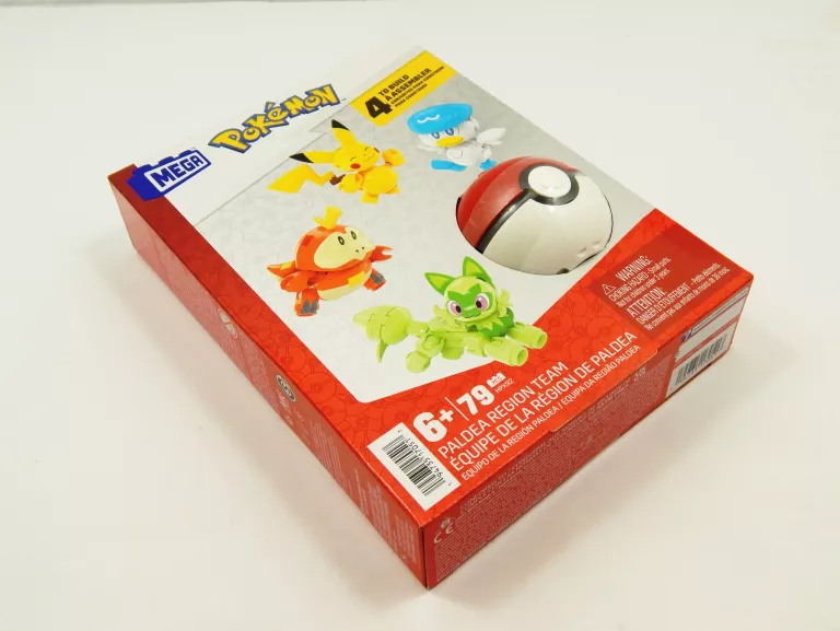 MEGA CONSTRUX POKEMON PALDEA REGION TEAM MATTEL