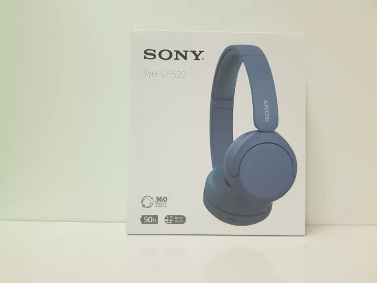 SŁUCHAWKI BEZPRZEWODOWE SONY WH-CH520 IDEAŁ!