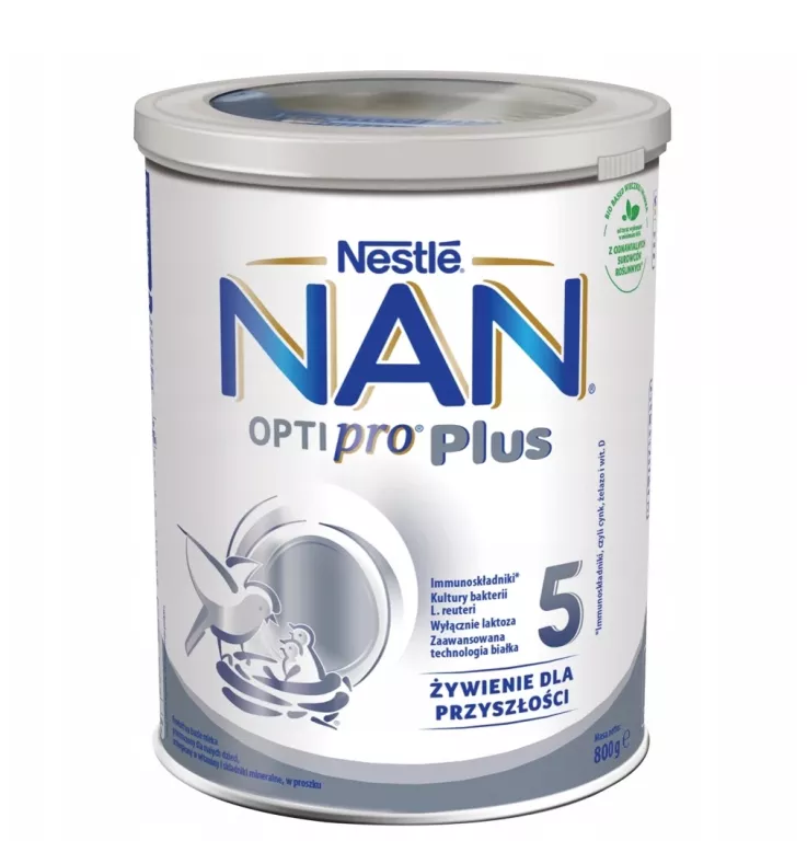 NESTLE NAN OPTIPRO PLUS 5 PUSZKA 800G