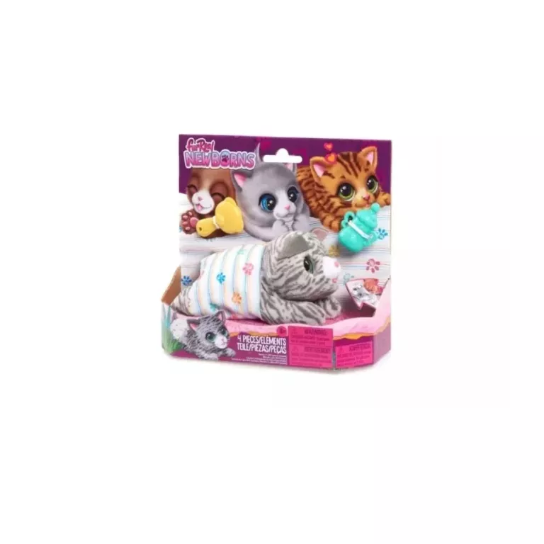 FURREAL NEWBORNS INTERAKTYWNY KOTEK + AKCESORIA HASBRO