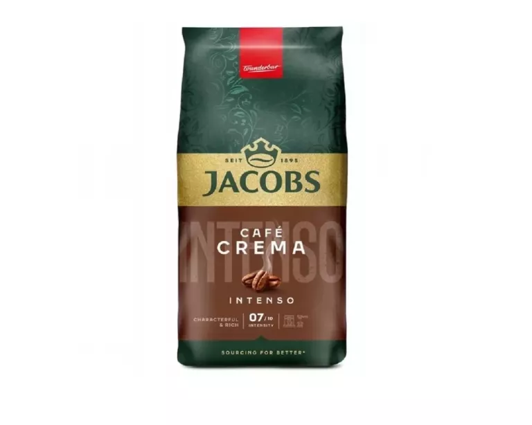 KAWA JACOBS ZIARNISTA CAFE CREMA INTENSO 1KG, INTENSYWNOŚĆ 7/10