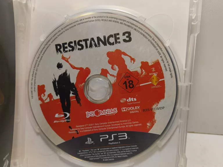 PS3 RESISTANCE 3