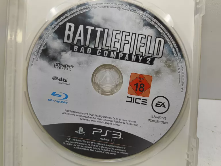 PS3 BATTLEFIELD BAD COMPANY 2