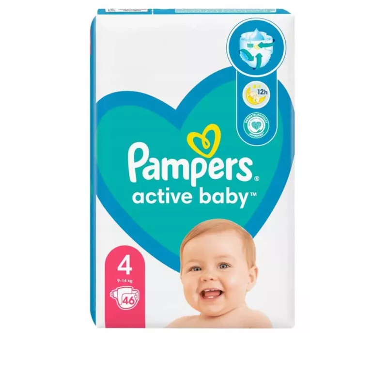 PIELUSZKI PAMPERS ACTIVE BABY ROZMIAR 4