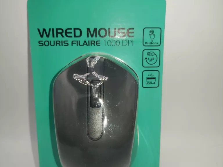 MYSZ PRZEWODOWA PRO LOGIC WIRED MOUSE CZARNA