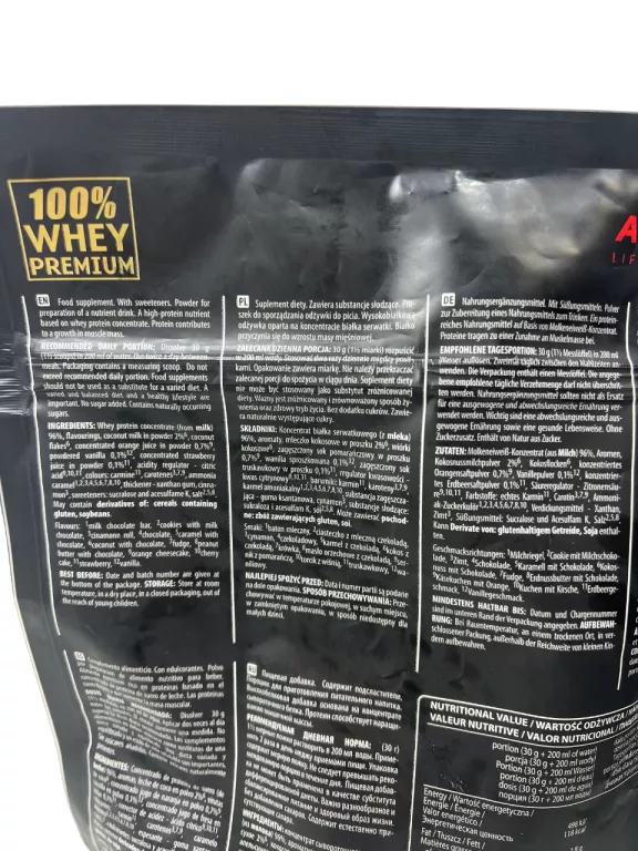 ACTIVLAB DE LUXE 100% WHEY PROTEIN BATON MLECZNY BIAŁKO WPC