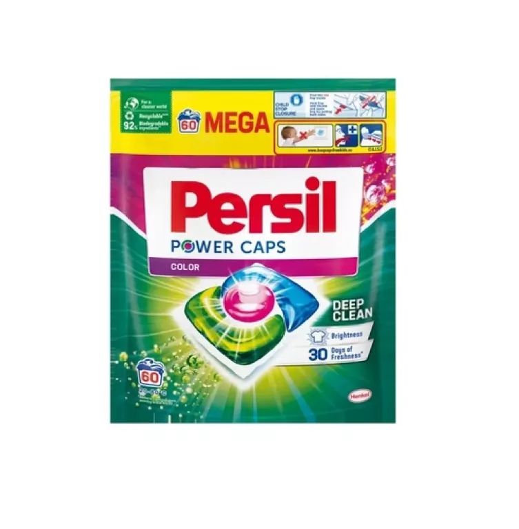 KAPSUŁKI DO PRANIA PERSIL POWER CAPS COLOR 60 SZT