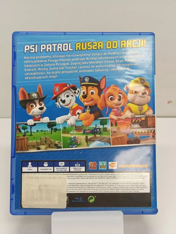 GRA NA PS4 PSI PATROL RUSZA DO AKCJI