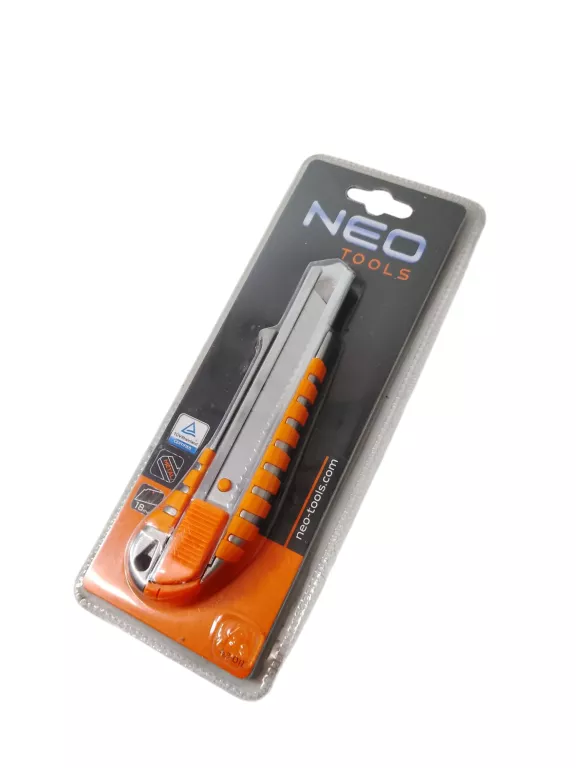 NEO TOOLS NÓŻ Z OSTRZEM ŁAMANYM 18MM, METALOWY KORPUS