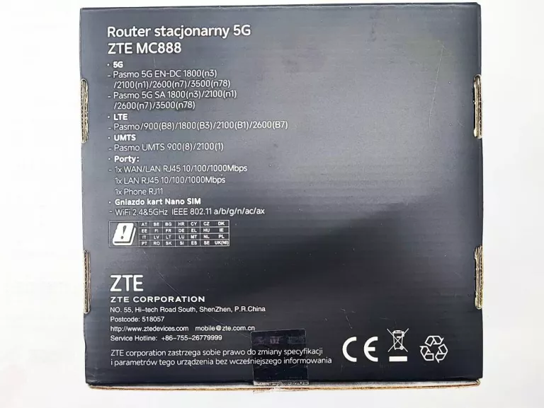 ROUTER STACJONARNY 5G ZTE MC888